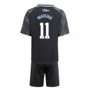 Aston Villa Ollie Watkins #11 Udebanetrøje Børn 2025-26 Kortærmet (+ Korte bukser)